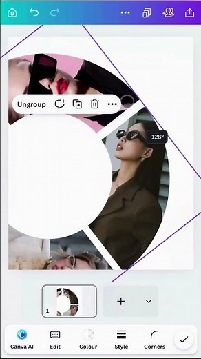 How to Create a Circular Rotating Photo Collage in Canva