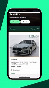 Your next adventure doesn’t have to wait. With Škoda Plus offers on certified used cars, the road ahead comes at a price you’ll love. #ŠKODAPlus #PreOwned #ŠKODA #ŠKODAUAE لا تؤجّل مغامرتك القادمة. مع عروض Škoda Plus على السيارات المستعملة والمعتمدة، انطلق في مغامرتك بأسعار مدروسة ورائعة. #شكودا #شكودا_الإمارات #مستعملة_ومعتمدة | ŠKODA