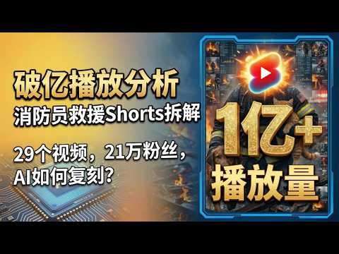 爆款AI频道拆解，29视频吸粉21万！破亿流量背后的秘密：AI如何复刻这些情感Shorts？附AI全流程复刻指南！