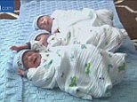 'An act of God': Parents welcome rare identical triplets