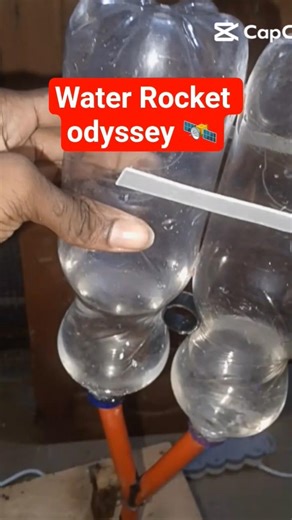 My own homemade rocket 🚀🛰️. #motivation #experience #apprentissage #fusée