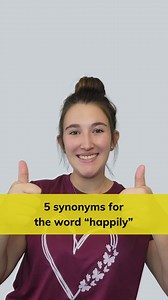 5 synonyms for the word happily, with explanations and examples: Cheerfully In a way that shows happiness or enjoyment. The children cheered cheerfully as they played. Joyfully In a way that shows great happiness or pleasure. The joyful couple danced the night away. Merrily In a way that is full of happiness and laughter. The merrymakers sang and danced around the bonfire. Blissfully In a state of complete happiness and contentment. The newlyweds spent their honeymoon blissfully relaxing on the 