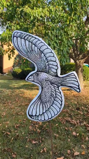 Check out this cool exhibit that Lauren Schmidt and myself created for Terrain Exhibitions! On display in Geneva, IL off division Street until November 15th. Be sure to check it out if you are in the area!!! #artinstallation #birds #migration #sculpture #birdart Martine Stuckey #terrainexhibitions #terrain #installation #publicart #publicartwork #genevafoundationforthearts Lauren Schmidt Geneva Foundation for the Arts | Chris Hodge