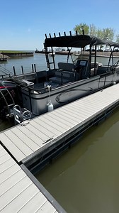 Here we go. The Angler Qwest Pontoons 8526 Pro Troll is on the water. Linwood Beach Marina & Campground | Mike Avery Outdoors