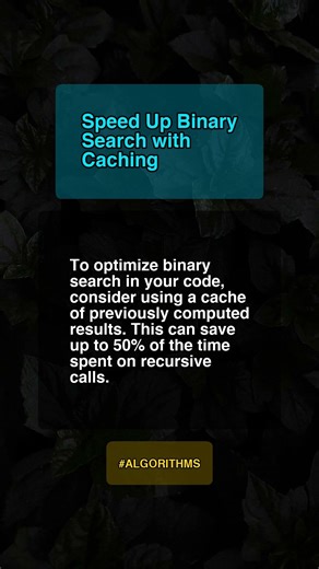 Speed Up Binary Search With Ca