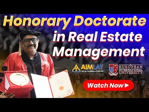 Achieve excellence in your field with an Honorary Doctorate | Aimlay
