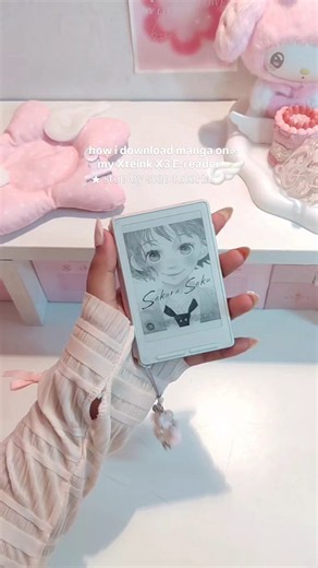how i download mangas on my xteink x3 E-reader tutorial #ereader #manga #ytshorts #shortvideo