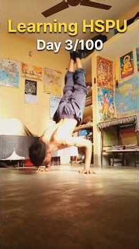 Day 3/365 HSPU Challenge #calisthenics #viralvideo #yt #viral #hspu #handstand #workout #challenge