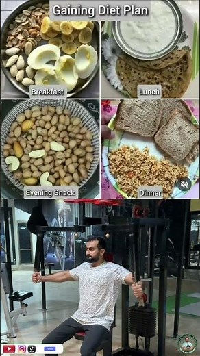 Gain Healthy Weight in Few Days | Muscle Building Meal Plan (Full Day Diet) | #healthyliving