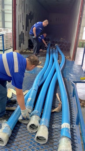 6" In 4" Hose Assembly Maximized Container Load #shorts #hose #shipping #wholesale #trade