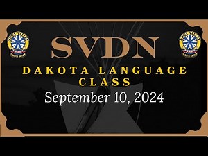 SVDN - Dakota Language Class 4