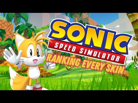 Ranking EVERY Skin In Sonic Speed Simulator (Roblox)