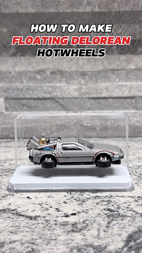 CARTHANGS on Instagram: "HOW TO MAKE FLOATING DELOREAN HOTWHEELS #hotwheels"