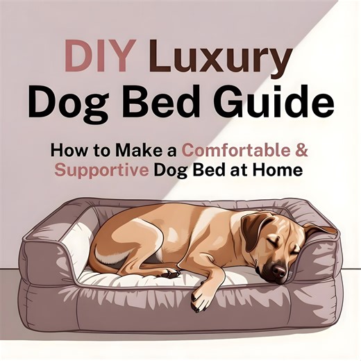 DIY Luxury Dog Bed Guide | How to Make a Comfortable Dog Bed at Home | Step-by-step PDF Tutorial - Etsy