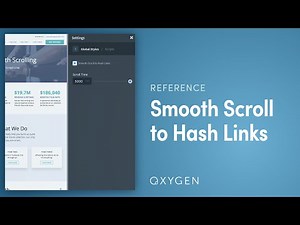How to Enable Smooth Scrolling to Hash Link for One-Page Websites