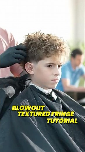 Blowout Taper Textured Fringe Tutorial 🔥💈