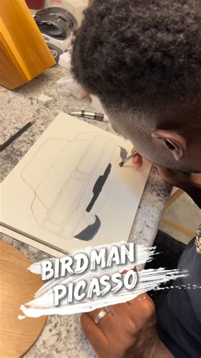 Birdman Picasso 🎨 Who can guess the year, make, and model of the car I am painting⁉️ | Mike Murk