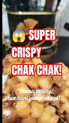 🔥 Easy Uzbek Dessert | Chak Chak Retsepti 🍯 Juda Mazali