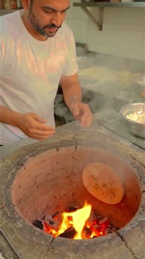 Making Traditional Aloo Naan in a Tandoor Oven
