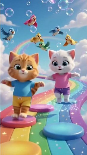 Meow Meow Song 🐱 | Cute Baby Kitten Dance | Kids Songs