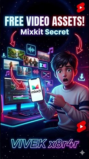 #Get FREE Stock Videos and Music for Professional Editing |BEST Mixkit Tutorial for बेगिनर्स # short