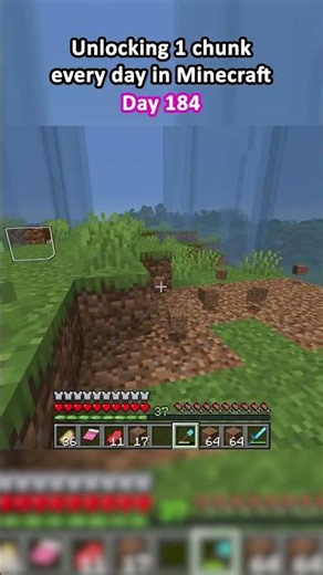 Unlocking 1 chunk every day in Minecraft | Day 184