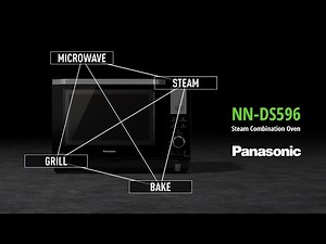 Panasonic NN-DS596B Steam Combination Microwave Oven with simultaneous 4-in-1 cooking