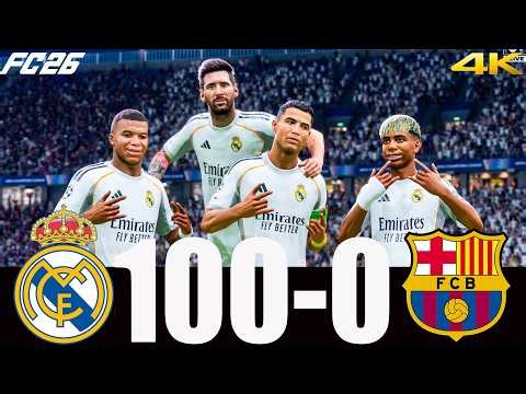 FC 26 - MESSI RONALDO MBAPPE & YAMAL | MANCHESTER CITY 100-0 MANCHESTER UNITED | UCL FINAL