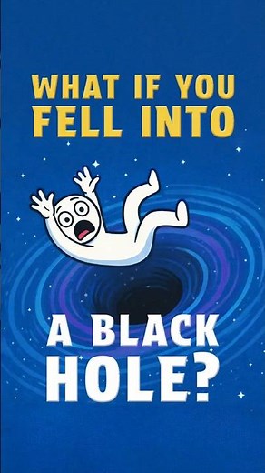 What Happens When You Fall Into a Black Hole #space #shorts