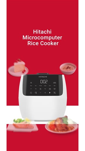 Discover diverse culinary possibilities with Hitachi Microcomputer Rice Cooker! Explore Recipe Hacks, showcasing 14 Cooking Modes and intuitive LED Touch Control. Elevate your cooking game effortlessly. #Hitachi #HomeAppliances #HitachiHomeAppliances #RiceCooker 🛒Shop Now Shopee: https://shopee.com.my/hitachi.os Lazada: https://bit.ly/LazadaHitachiFlagshipStore | Hitachi Home Appliances