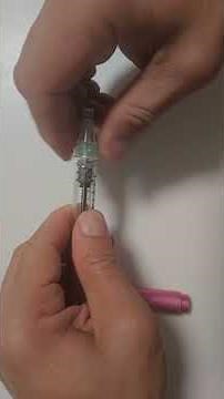 Filling a Peptide Pen Cartridge, Fastest Safest Easiest way
