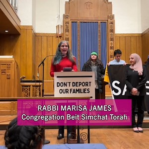 CBST's Rabbi Marisa James was invited by HIAS to speak today at a national gathering in Washington, D.C. We are so proud! Rabbi James is representing CBST and our values of welcoming immigrants. Rabbi James: "Being strong means providing refuge to those seeking safety. We must not add barriers to those on difficult journeys. This country has everything it needs to welcome asylum seekers with generosity instead of causing people more trauma. "We need our leaders to recognize the humanity of those