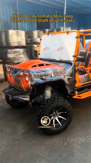 265K views · 3.2K reactions | China Manufacture 300cc 4x4 Mini Jeep water cooled Shaft drive Adults Four Wheel Drive Mountain Used 4 man seat go kart please contact us for more details. emaxbike2016@gmail.com WhatsApp +86 18565119998 | Emax Motorcycle Co.,Ltd | Facebook