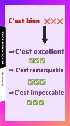 3 synonyms to speak like a pro #learn #french