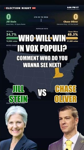 Chase Oliver vs Jill Stein: Third Party Takeover! 🦔🌿 #shorts