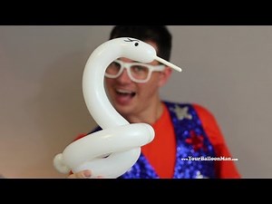 "Basic Swan Balloon Animal Tutorial" by @YourBalloonMan from YTEevents.com
