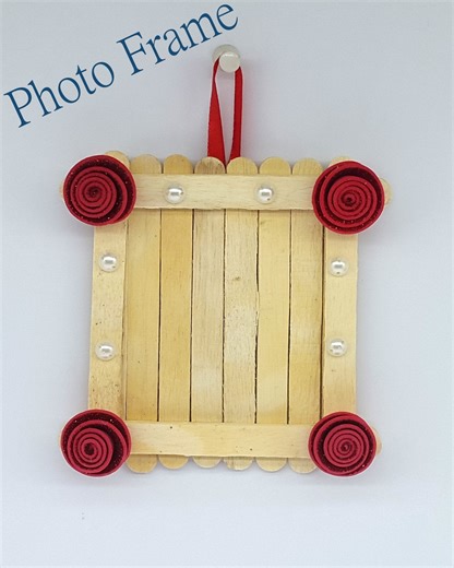 9.4K views · 64 reactions | Most beautiful photo frame making very esay instruction step by step at home #diy #photo #frame #handmade | Craftsome | Facebook