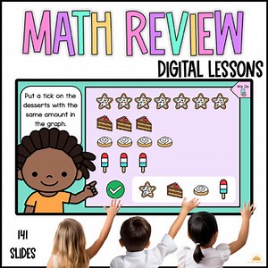 Daily Math Review Kindergarten Pre K Place Value Number Bonds Data AB Patterns