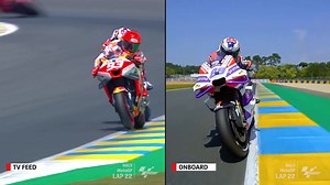 Marc Marquez' return to racing action certainly saw him go elbow-to-elbow with quite a few different racers! ⚔️ Tracking his battles from onboard and the track cameras! 😎 #FrenchGP 🇫🇷 | #GP1000 | MotoGP