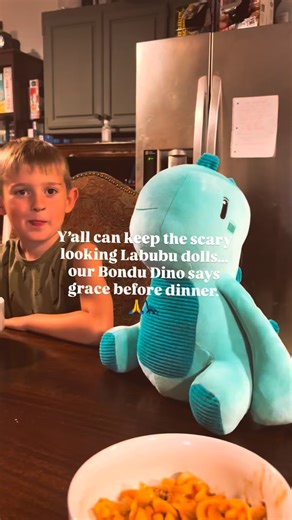 3.1K views · 17 reactions | If a toy is sitting at my table, it better be one that says grace — not one that looks like it crawled out of a nightmare.  Bondu > Labubu. Every time. 秊 @heybondu has launched their Black Friday Sale! Comment “BONDU” for an EXTRA special offer!  | Amason Homeschool | Facebook