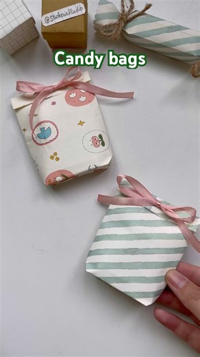 DIY candy bags #diy #origami #gift #papercraft #craft