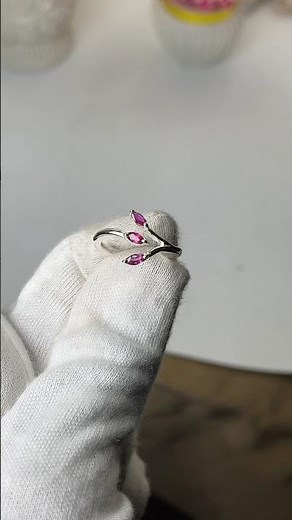 Elegant Ruby Ring in 925 Silver | 0.40ct Gemstone | Handcrafted Luxury by Zafa Jewels 💎✨