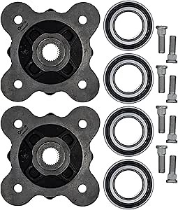 NICHE Rear Wheel Hub Kit Set For Polaris Ranger 900 1000 570 XP Crew 5142964-067