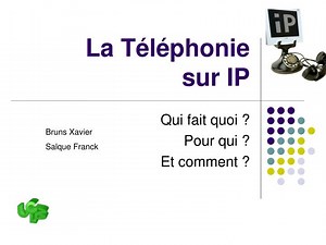 La Téléphonie sur IP - SlideServe