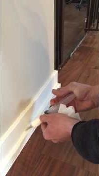 Baseboard Caulking Made Easy
