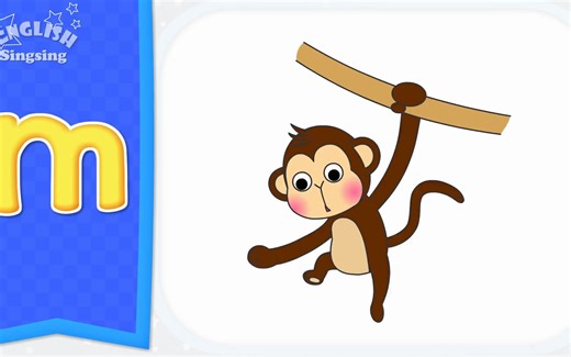 自然拼读歌 M Phonics - Letter M - Alphabet song 大向说英语.mp4