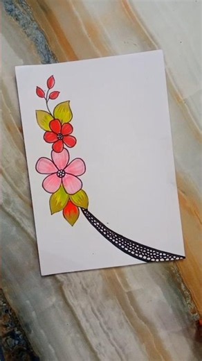 6 borderdesigns for project #assignment #drawing #projectwork #frontpage #shortsfeed