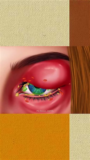 Eye Treatment and Cleaning ASMR Animation