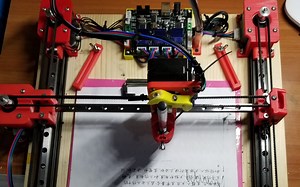一个DIY的小型桌面级简单实用静音基于开源Gbrl和Marlin的黑科技写字机。