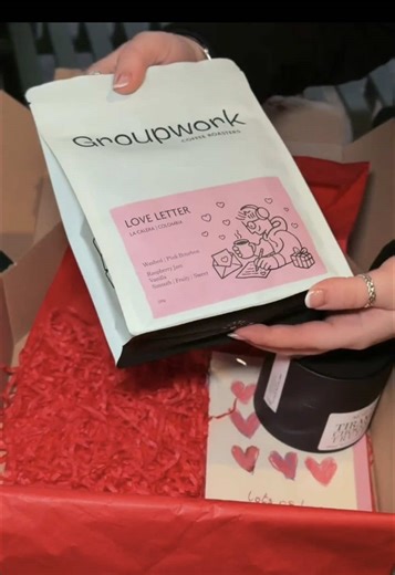 A closer look inside our Love Letter Valentines Coffee Box💘 Every detail is designed to make your coffee ritual feel a little more special this Valentine’s. #coffee #valentines #coffeeroasters
